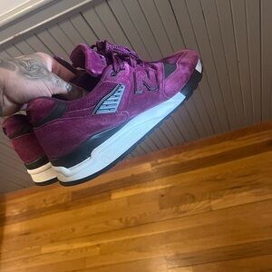New Balance 998 Made in USA Color Spectrum Imperial Red Wine Size 12